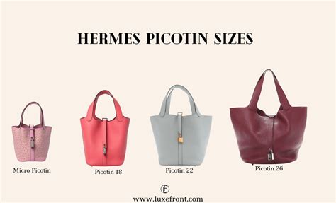 picotin sizes hermes|Hermes picotin 18cm.